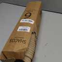 SHACOS 15 inch Round Braided Placemats Set of 6 Non Slip Heat Resistant Round Table Mats Fabric Place Mats for Dinner Party Table Decoration (Light Beige, 6)