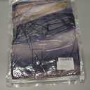 YOINS Women Off Shoulder Mesh Long Sleeve Tops Sexy Sheer See Through Shirts (S)