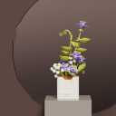 Artificial Flower Bouquet Building Set for Adult,Mini Plant Bonsai Tree Friend Set for Girl,Botanical Collection Gift for Kids,Orchid Building Blocks Birthday Gift for Mom Women Wife Girlfriend