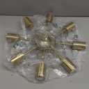 31.5"Large Boho Rattan Farmhouse Chandeliers for Dining Room,8-Light Rattan Hand-Woven Rustic Drum Chandelier Pendant Light Fixture for Kitchen Island Bedroom Living Room Entryway Foyer(Brown)