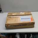 TUTOTAK C Shaped End Table, Side Table for Couch, Sofa Table with Storage Bag, TV Tray for Living Room, Bedroom, Brown TB01BB0822