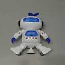 Musical Walking Dancing Robot Toy for Kids, Flashing Lights, 360 Body Spinning, Toddlers Bosys Girls Fun Figure Toy