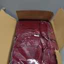 LZY 20pcs Spandex Chair Cover Stretch Slipcovers for Wedding Party, Dining Banquet Chair Decoration Covers (Burgundy, 20)