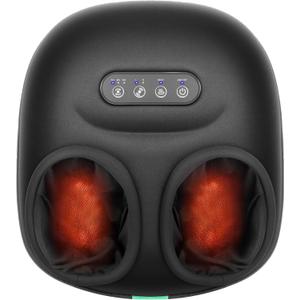 Medcursor Foot Massager Machine with Heat, Rolling, Deep Kneading, Shiatsu Foot Massager for Delivers Pain Relief, Tired, Plantar Fasciitis, Gift for Women Mom Men Fits Up to 13"