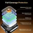 Apple Watch Series 9/8/7 41MM Screen Protector [Automatic Alignment Tool] Flexible HD Transparent Film, Anti-Scratch, Bubble-Free, Waterproof, Touch Sensitive [Non-Glass] 3PCS (46MM)