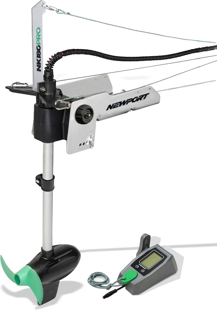 Newport NK180PRO Electric Kayak Motor - 1.8 HP Equivalent, 24V Brushless Direct Drive, Extended Range up to 100 Miles, Whisper-Quiet Precision, and Optimized Efficiency