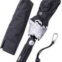 Uzi Tactical Self Defense Umbrella – Windproof Unbreakable Fiberglass with Carbide Tip - Lightweight, Large, Portable, Travel Umbrella for Men & Women – Combat-Ready for Rain, Snow & Wind