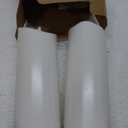 Homemory 3"x8" Outdoor Waterproof Flameless Candles, LED Candles, Battery Operated Candles with Remote and Timers, Electric Fake Plastic Pillar Candles, Ivory White, Set of 2