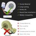 241509402 Evaporator Fan Motor by Seentech - Exact fit for Frigidaire Electrolux Refrigerator, Replace Part Number: PS1526073,AP3958808, 1196443, 241509401, 7241509402, AH1526073, EA1526073