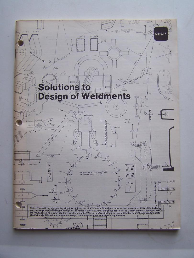 Solutions to Design of Weldments (D810.17) Solutions to Design of Weldments (D810.17)