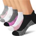 Ankle Socks for Women - Athletic Low Cut Running Cushioned Socks (3-5 Pairs) (8-10)