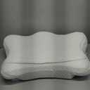 Memory Foam Pillow, Cervical Pillow for Neck and Shoulder Pain Relief, Ergonomic Contour Bed Pillow, Soft for Side Sleep Stomach Sleeping and Back Sleeper (Queen Size-24.8''Lx14.96''Wx5.78''H, White)