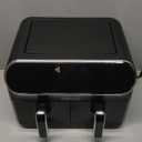 TOPZEE 8 Quart Large Air Fryer - Dual Basket Airfryer with Easy View Windows, Preheat, Air Fry, Roast, Broil, Bake, Dehydrate, 2 Independent 4 QT Nonstick Dishwasher Safe Baskets, Black