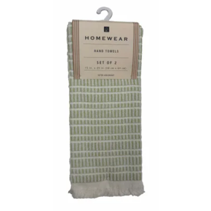 Home Wear Hand Towels Set of 2 15x25
