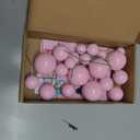 ASTARON 20 Pcs Ball Cake Topper Decorations Mini Balloons Cake Topper Sticks Light Pink Balls Cake Picks Cake Topper Balls Cake Decorations for Wedding Birthday Cake Decorations