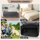 Genina Waterproof Couch Cover, Washable Anti-Slip 67 inch Sofa Covers with 3 Cushions, Sectional Couch Covers for Pets Friendly, Sofa Slipcovers for Dogs Cats, (67inch/Dark Gray)