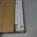 ALLZONE Shower Curtain Rod Tension No Drill, 42-83 Inches, Heavy Duty Tension Curtain Rod, Rustproof Shower Rods for Bathroom, Adjustable Spring Tension Rods for Windows, White