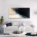 Tsomzxng Abstract Wall Art For Living Room Black And White Wall Art Print Modern Canvas Art Wall Decor Painting Print Abstract Art Pictures For Bedroom Apartment Office Ready To Hang 24" X 48"