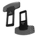 2-Pack Seat Silicone Clips Interior Universal Accessory for Sedan, SUV, MPV, Enhance Driving Comfort
