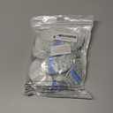 Teling 300 Pcs Disposable Baby Ear Covers for Swimming Waterproof Baby Shower Ear Covers for Bath Protector Newborn Stickers Cotton Ball Bath for Kids Swimming Surfing Snorkeling Water Sport (Blue)