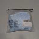 MakeMeChic Women's Two Piece Bikini Sets Floral Tie Backless Halter Tops and Triangle Ruched Swimsuit (Blue, M)