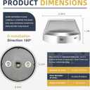 AMI PARTS DG94-03500A/Z Fit for Samsung Gas Stove Knob Replacement (5PCK) and DG94-04167 DG94-03500U Gas Stove Knobs-Models NX60T8111SS NX60T8311SS NX60T8711SS for Samsung Oven Stove knobs (Silver)