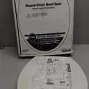 KOHLER 20111-0 Brevia, Slow Close Toilet Seat, Round Toilet Seat, Grip-Tight Bumpers Quick-Attach Hardware, White