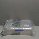 Sistema KLIP IT Food Storage Container, 7 L, Airtight & Stackable, BPA-Free, Clear with Blue Clips (236oz)