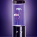 Merkury Innovations Jellyfish Night Light Lamp Motion & Multicolor Leds - Easy Mode Switching, USB Powered - 9", Black 
