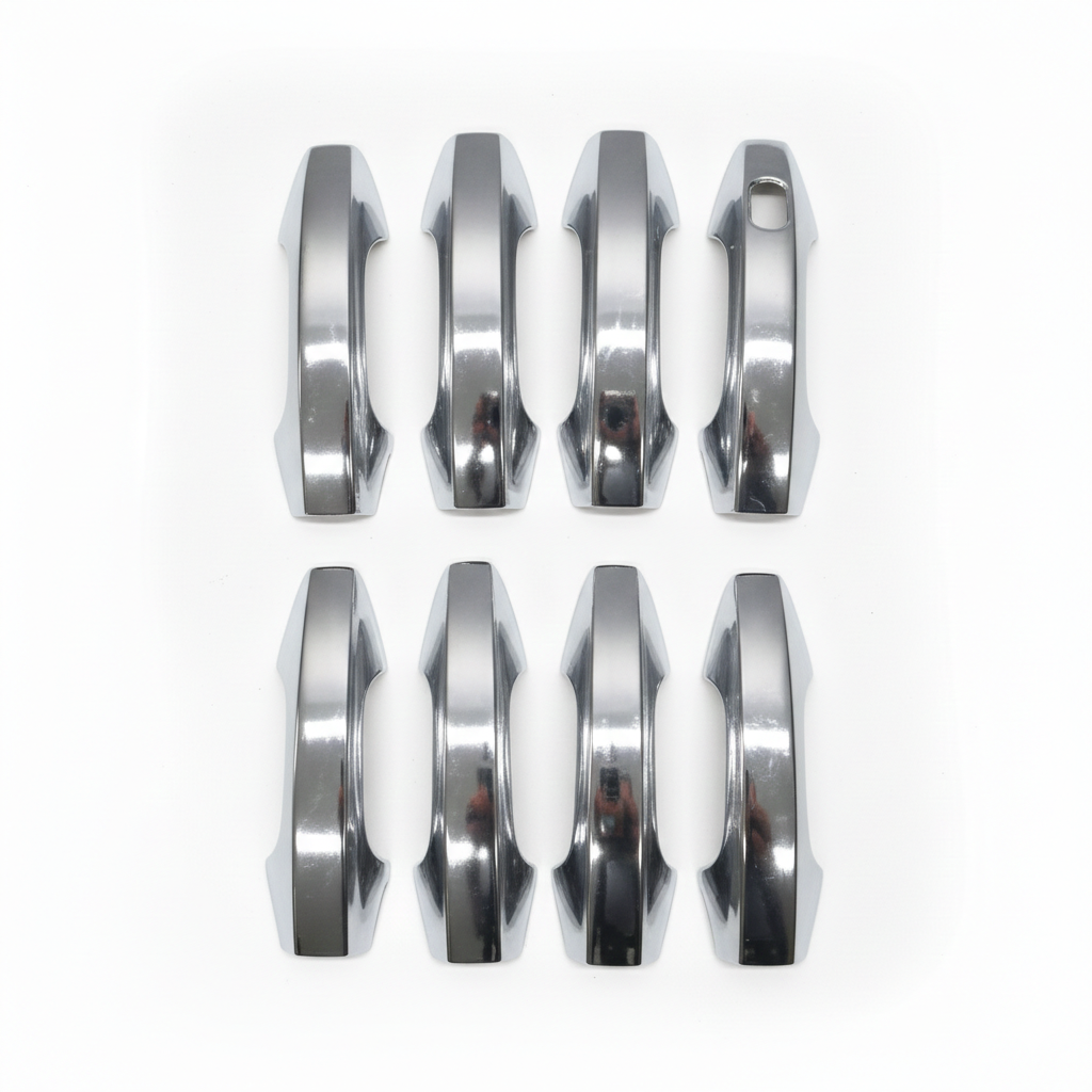 Sizver Chrome Door Handle Covers for 2014-2018 Chevy Silverado 1500 8 Pcs