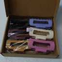 6Pcs 4.2in Medium Extra Soft Hair Claw Clips, more Cozy Flexible and Unsnappable, Enhanced Non-Slip, Stronger Grip, Barrettes for Thick or Fine Hair, Beauty Accessory for Women and Girls(6Pcs)