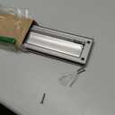 Mail Slot Matte Black,13Inch Stainless Steel Mail Slot Cover for Front Door.Mailbox Door Replacement for Wall,13"3.7" (Sliver, 13Inch)