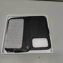 TUCCH 2-in-1 Detachable Wallet Case for iPhone 17 Pro (6.3-inch) 2025, Wireless Charging | RFID Blocking 4 Card Holder | Wrist Strap | Kickstand | Magnetic | PU Leather | Protective Flip Cover | Black