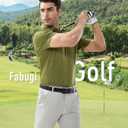 Men's Quick Dry Golf Polo Shirt Moisture Wicking Performance Short Sleeve Athletic Golf Shirts for Men, M