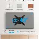 Pipishell Full Motion TV Wall Mount for Echo Show 21/15 and 13-43 Inch Flat Curved Screen TVs & Monitors, Max VESA 200x200mm up to 44lbs, TV Mount Wall Bracket with Rotation Swivel Tilt Extension