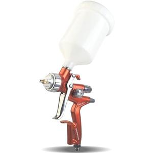PORPHIS Paint Spray Gun PRD-817 VS Type with Split Nozzle 1.3mm Automotive Refinishing Spray Gun, Orange