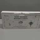 Wooden Baby Shower Crate Closet, Double-Layered Baby Basket for Nursery, Baby Storage Crate with Hangers, Newborn Baby Clothing Rack for Baby Shower Gifts, Pregnancy Gifts for New Mom Parents