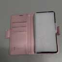 for Samsung Galaxy S25 Case Wallet with RFID Blocking Card Holder, PU Leather Kickstand Protective Flip Phone Cover Fit for Galaxy S25 6.2", Rose Gold