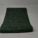 Bulijojo Sturdy Front Entrance Doormats,Durable Heavy Duty Welcome Mat,Thick Absorbent Natural Rubber Non Slip Mat,Easy Clean Entryway Mat 17x30 Inch Leaves Green (1'5" x 2'6" (Rectangular))