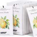 MYARO 12 Packs Lemon Scented Sachets for Drawer and Closet, Long-Lasting Closet Sachet Bags Drawer deodorizers Fresh Scents, Home Fragrance for Lover