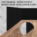 Flexible Baseboard Molding Trim 4" x 15 ft, 20ft 40ft 50ft 60ft 100ft Self-Adhesive Vinyl Wall Base Cove Base, Peel and Stick Rubber Wall Base Molding Trim