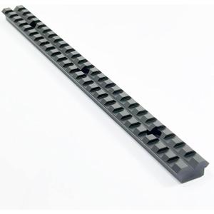 Crotek 10 inch Long Picatinny Rail Mount Aluminum 25 Slot Black