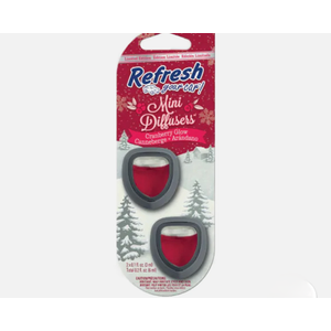 Refresh Your Car! Mini Diffuser - Car Air Fresheners, Cranberry Glow