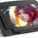 Extra Large Tablet Stand Adjustable Digital Drawing Tablet Holder Desktop Foldable Compatible with iPad,Fire HD,Galaxy Tab,Surface Pro,Graphics Tablet and More,Fit 7-23.8 inch (Black)
