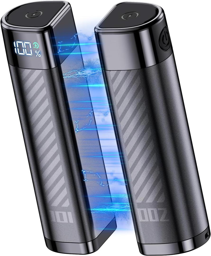 Hand Warmers Rechargeable - Magnetic Electric Hand Warmers 2 Pack with LED Display, Fast Heating Portable Heater, 4 Levels Heat Up, Long Lasting, Gifts for Men, Women, Outdoor, Golf, Camping, Fishing