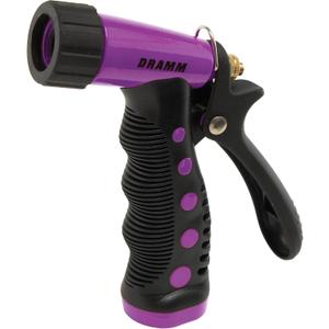 Dramm ColorStorm Premium Pistol Spray Nozzle  Heavy-Duty Adjustable Garden Hose Sprayer with Ergonomic Grip & Variable Water Patterns for Garden, Car, Deck, and Outdoor Cleaning  Berry (No Size (Single))