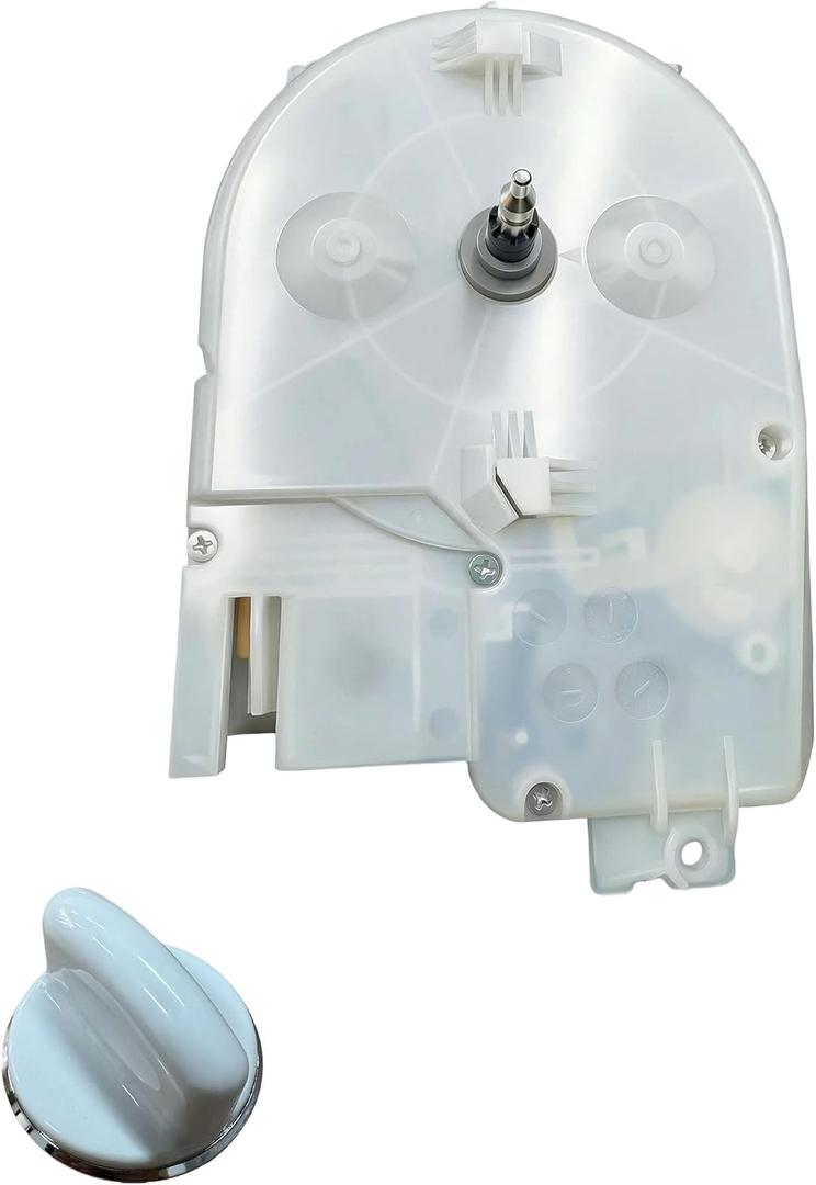 WH12X10527 Washing Machine Timer for GE Washing Machines replacement kit(include WH01X10310 Genuine OEM Timer Knob) Fits For GE series Washer, Replacement 175D6604P053, AP5645215, 2319492, PS4704240 Etc
