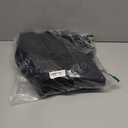 COOFANDY Men's Wool Blend Coat with Detachable Plaid Scarfs Notched Collar Single Breasted Pea Coat Trench Overcoat XL