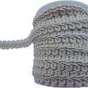 1/2 Inch Gimp Braid Trim 15 Yards for Upholstery Costume DIY Crafts (Camel 1005)