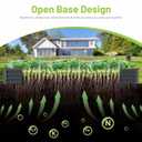 2PCS 8x4x1FT Galvanized Raised Garden Bed, Galvanized Planter Raised Garden Boxes Outdoor, Large Metal Raised Garden Beds for Vegetables-Grey